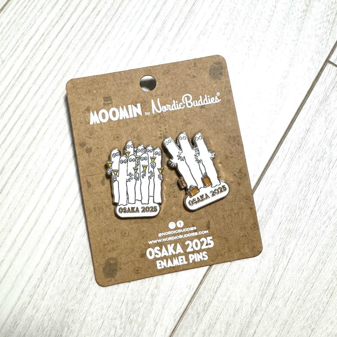 大阪・関西万博 北欧館 EXPO ムーミン ピンバッジ ニョロニョロ - メルカリ