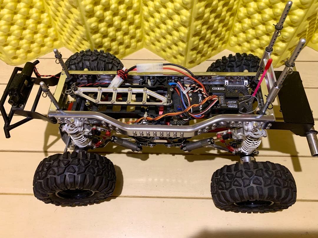 タミヤラジコンCR01フルセット 希少レアパーツカスタムウインチ付き