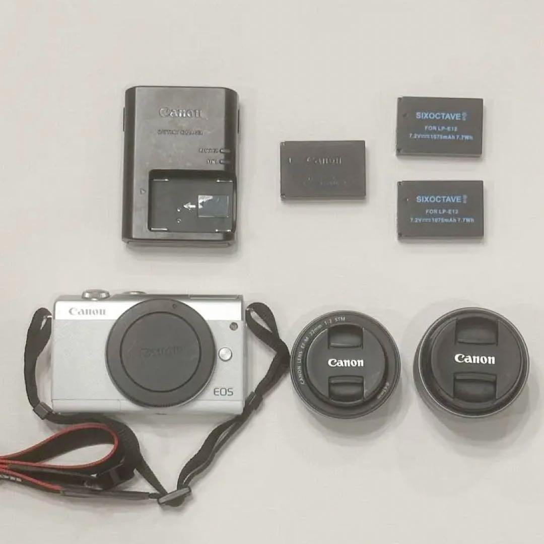 CANON EOS M200ミラーレス一眼レフカメラダブルレンズキット CANON EOS M200 ダブルレンズキット 価格比較 - 価格.com
