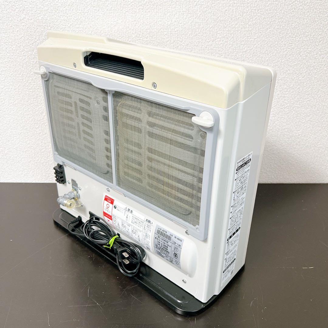 ガスホース付19年リンナイ 都市ガスファンヒーター RC-U2403E 7～9畳