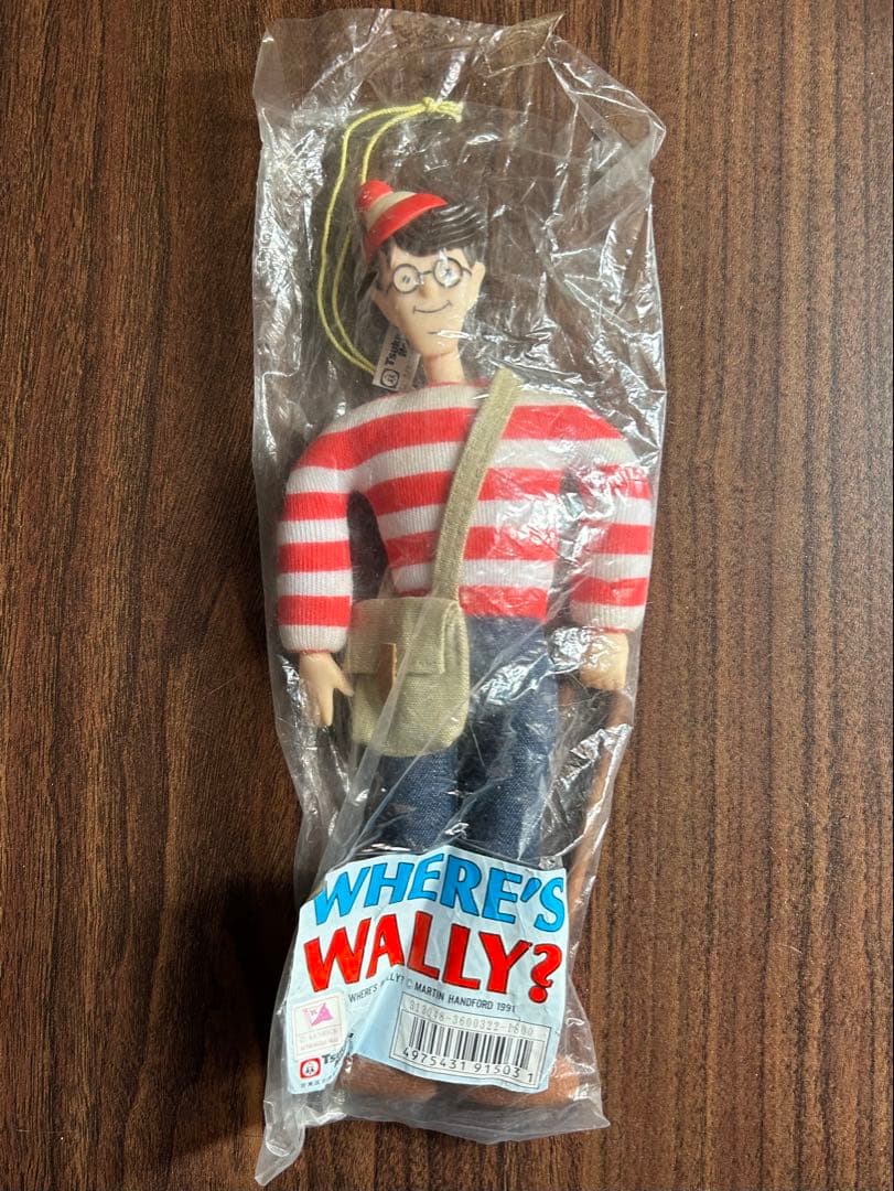ウォーリーを探せ 1991年製 ツクダホビー ぬいぐるみ レア - メルカリ