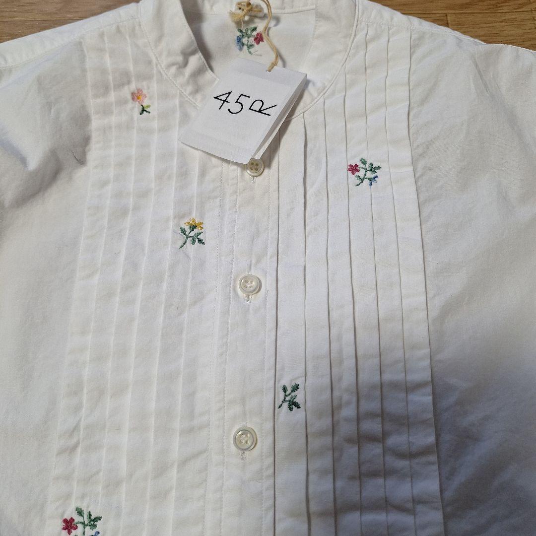 45R ダンプ小花刺繍のプチローファーシャツ サイズ3 - メルカリ