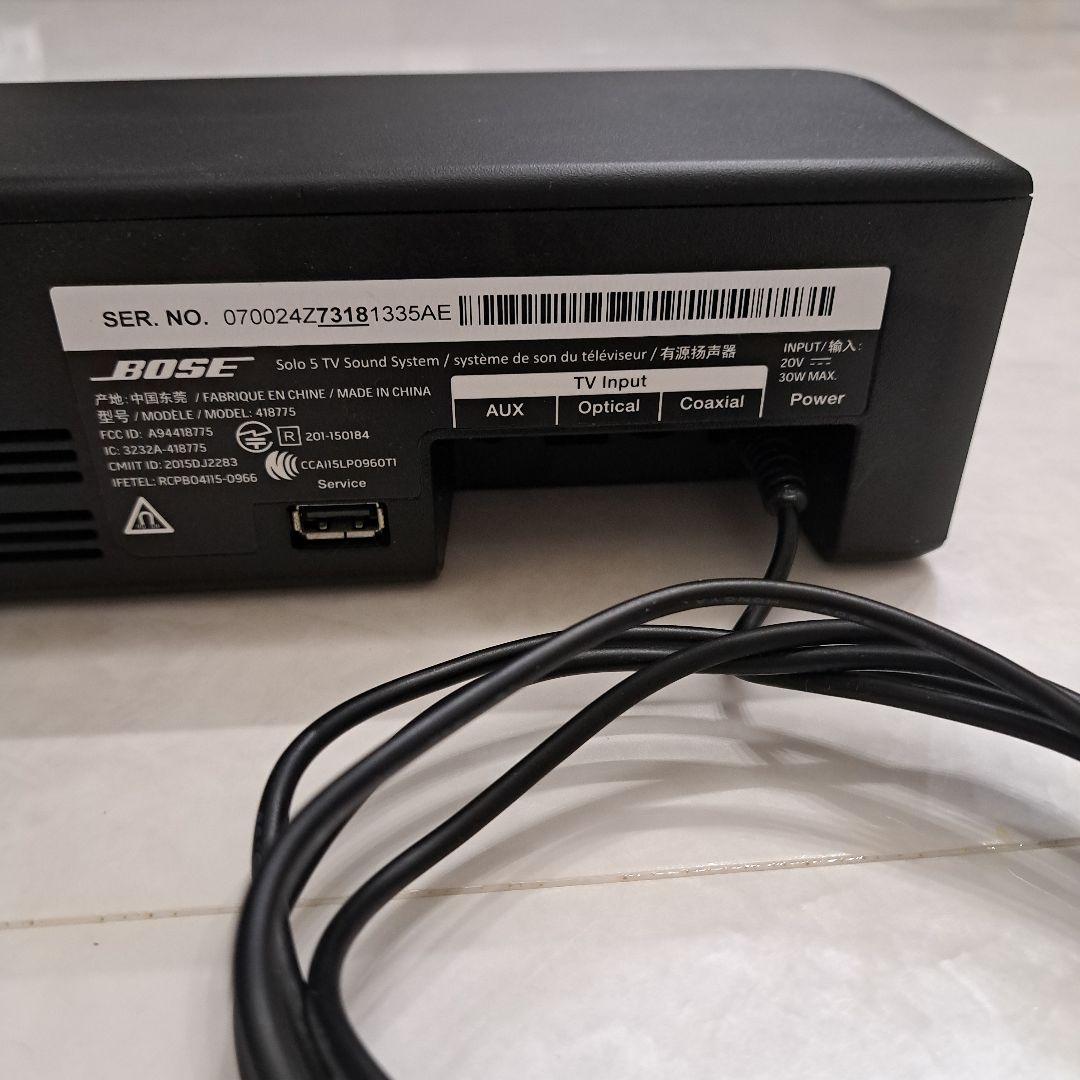 7,300円→毎日100円値下げ】Bose サウンドバー リモコン付き - メルカリ
