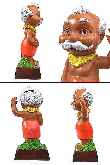 1970's ユナイテッド航空 メネフネ ビンテージ 貯金箱 ハワイ 所