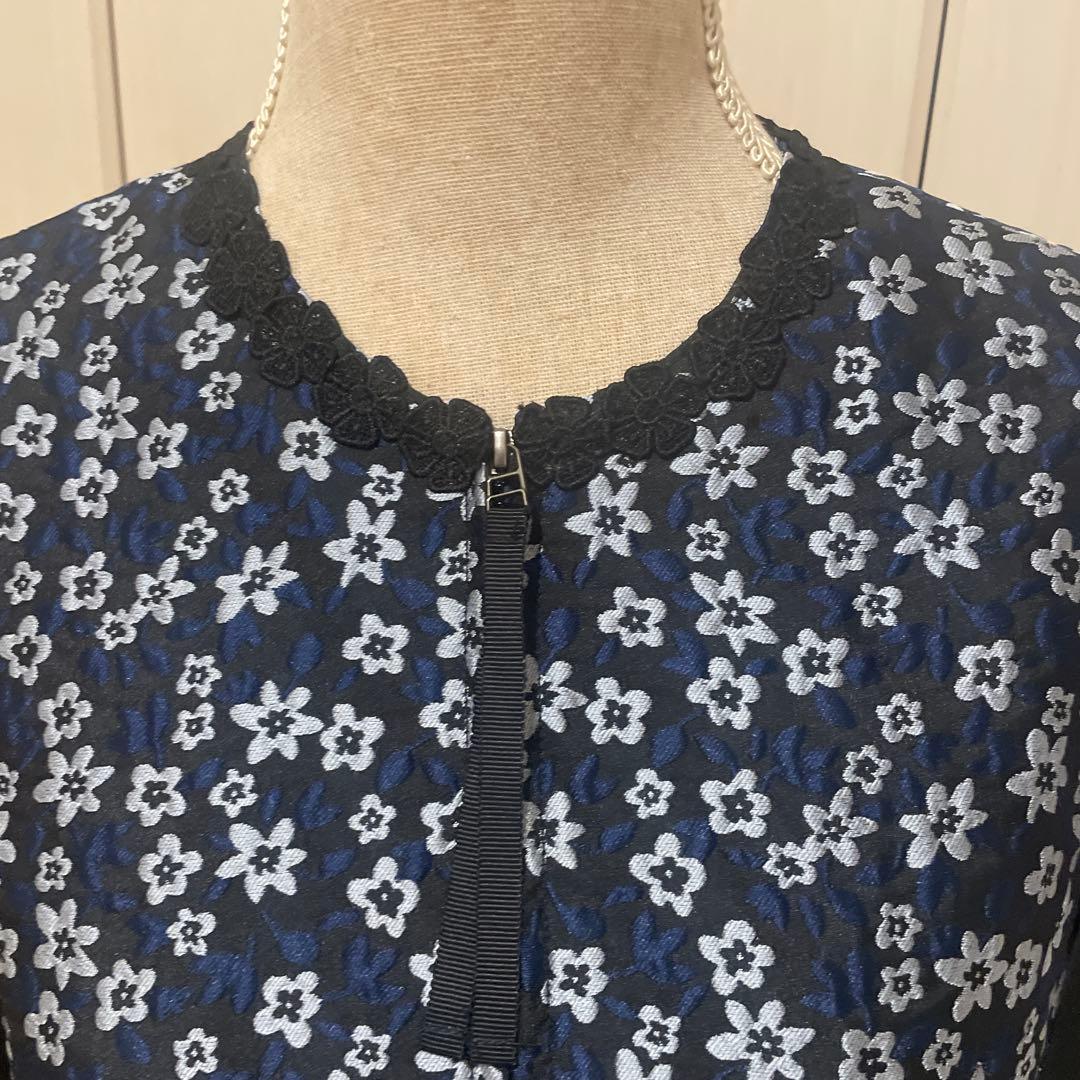 ご購入予定品新品未使用スーパービューティー☆ 花柄ジャガード織の袖