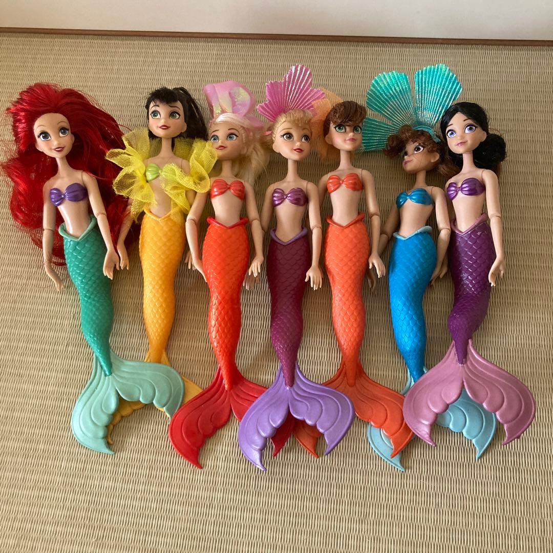 ディズニー リトルマーメイド30周年記念 アリエル&シスターズ 人魚