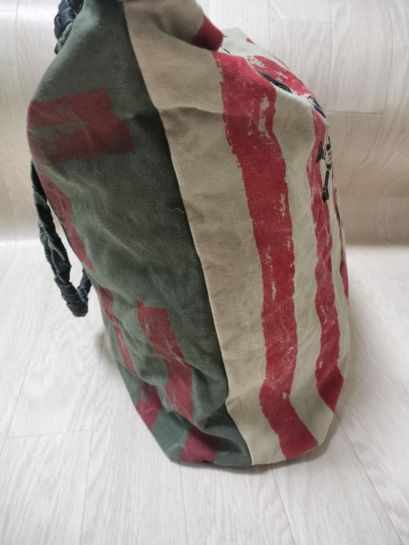 ヴィヴィアン/ヴィンテージ加工再構築ビッグトートバッグ/裏地ネル