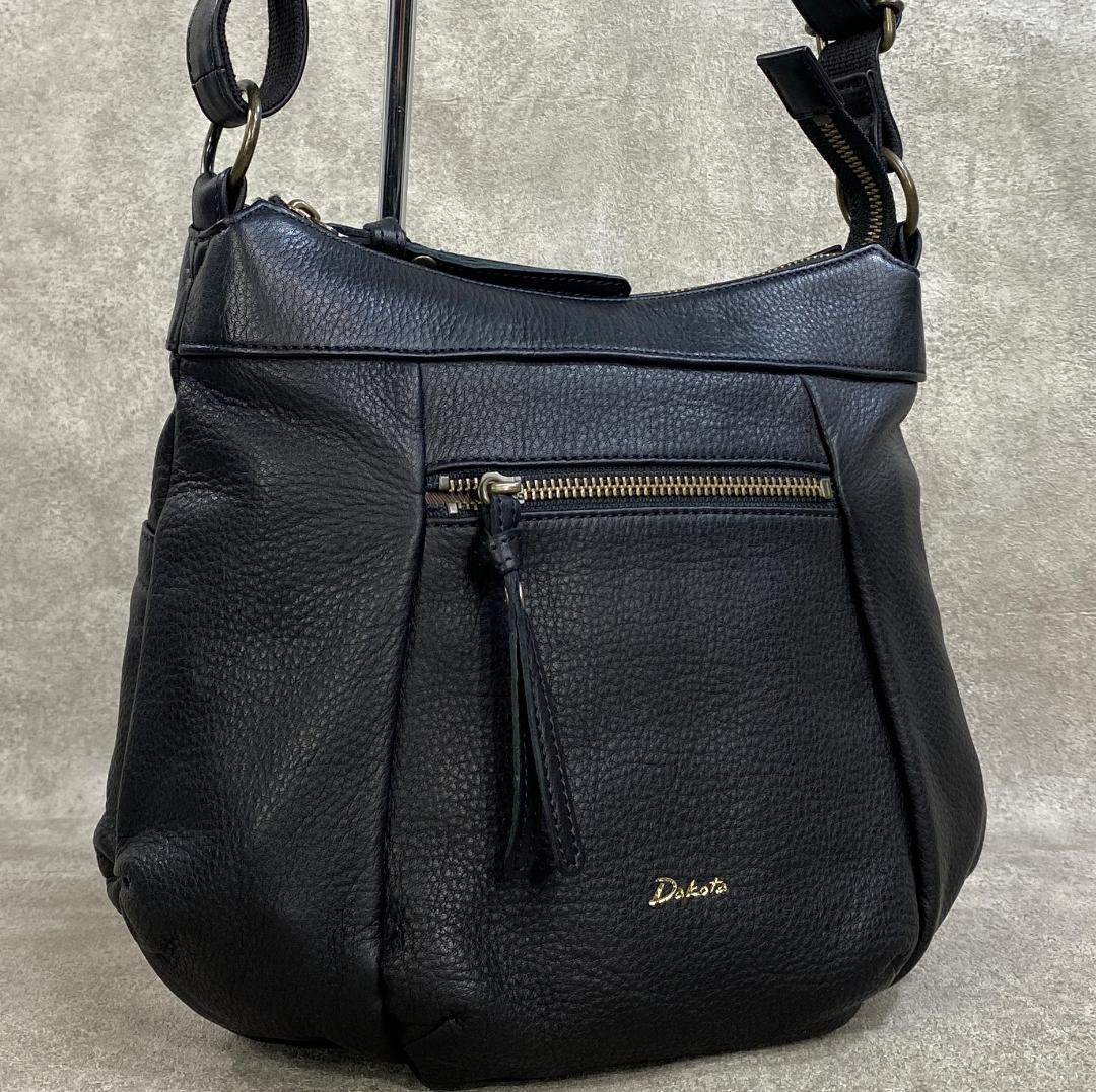 極美品】 DAKOTA ダコタ ルーチェ 日本製 牛革 ショルダーバッグ