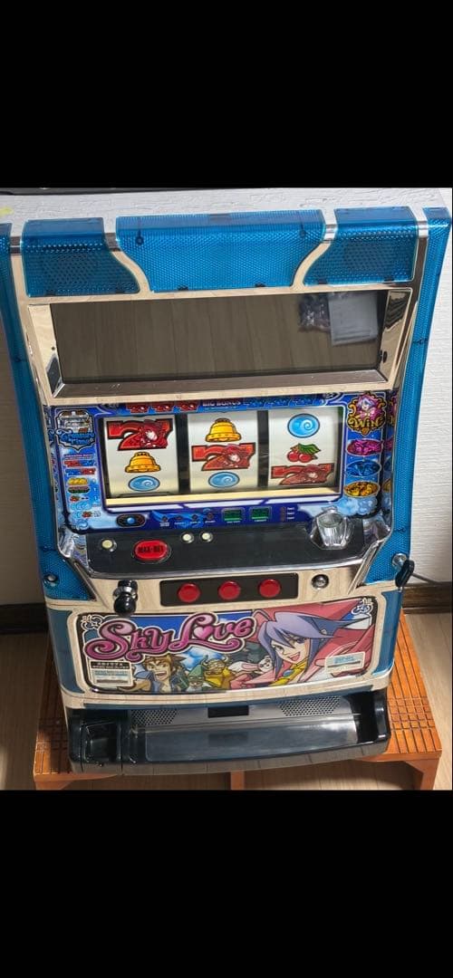 パチスロ スカイラブ実機 初代 （初代パネル） コイン不要装置完備