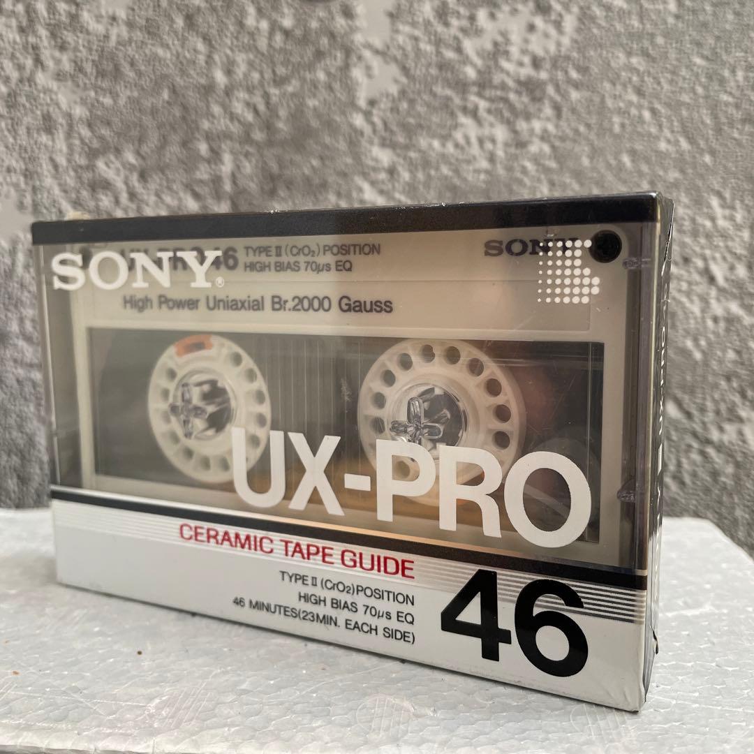 SONY UX-PRO 46 カセットテープ 1985/昭和60/SONY/UX-PRO 46/カセットテープ/ハイポジション