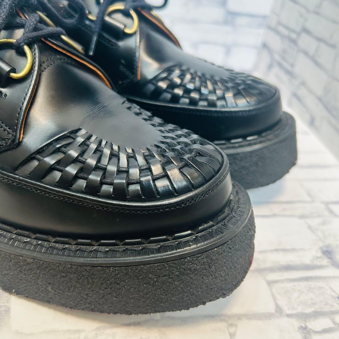 未使用級 GEORGE COX ジョージコックス ギブソン 3588 黒 UK7 - メルカリ