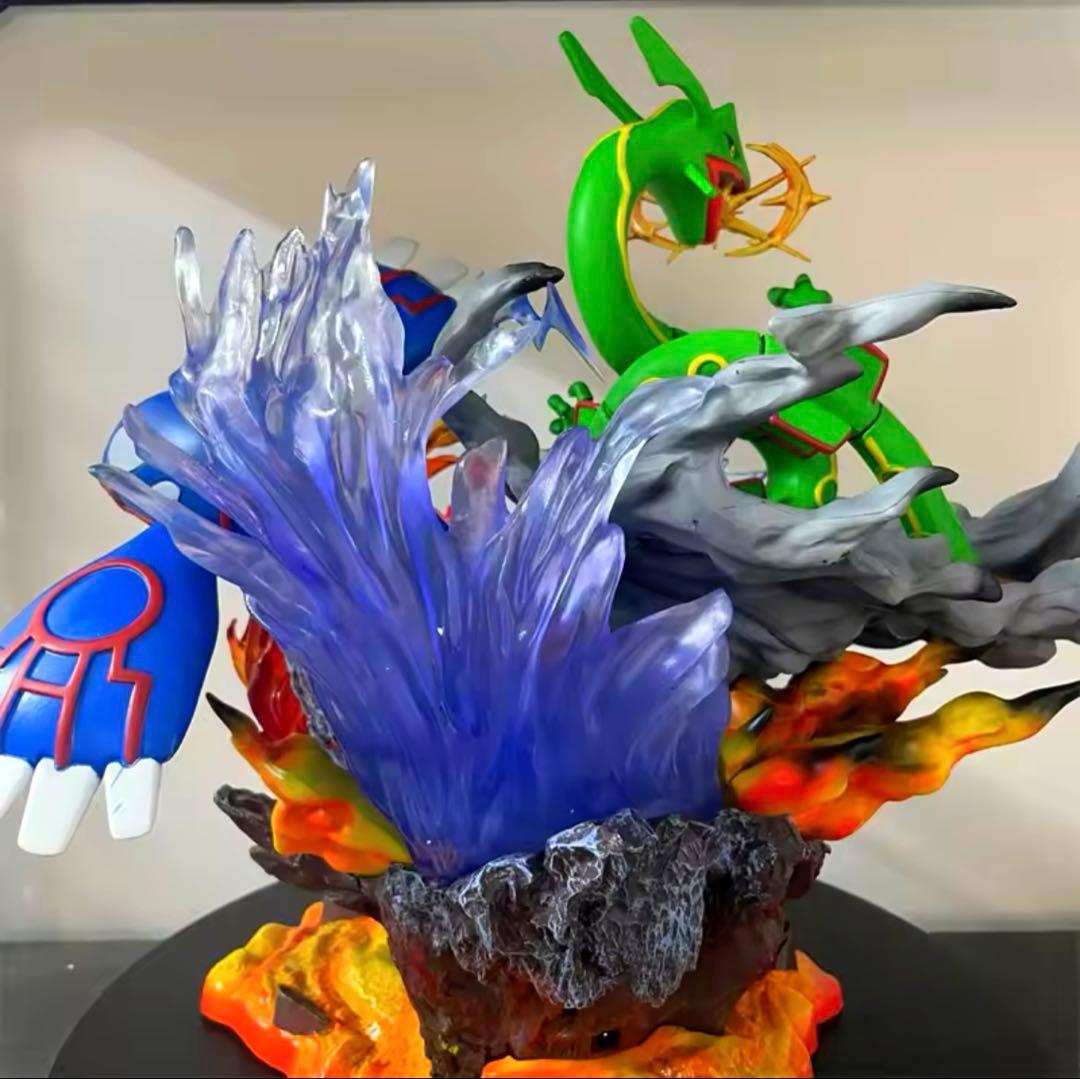 35cm ポケモン レックウザ グラードン カイオーガ フィギュア - メルカリ