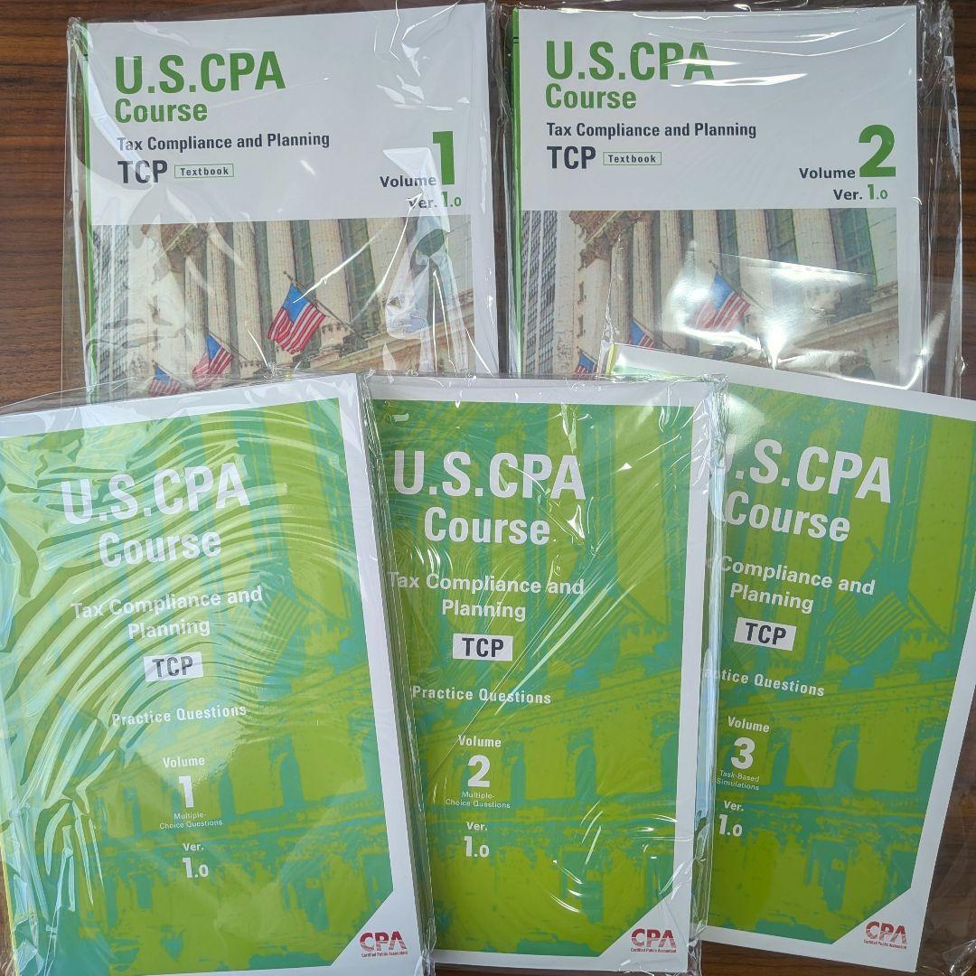 USCPA TCPテキスト問題集5冊セットTBS問題集付 CPA会計学院 - メルカリ