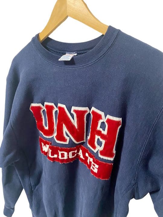 champion USA製 リバースウィーブ ネイビー ヴィンテージ Champion（チャンピオン） 【USED-34】90s CHAMPION REVERSE WEAVE