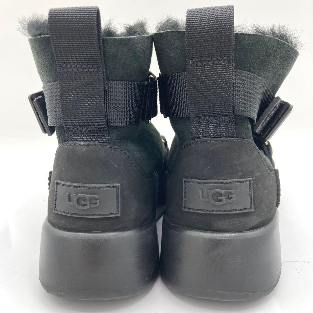 UGG アグ クラシック ブーム バックル ムートンブーツ 23cm 厚底