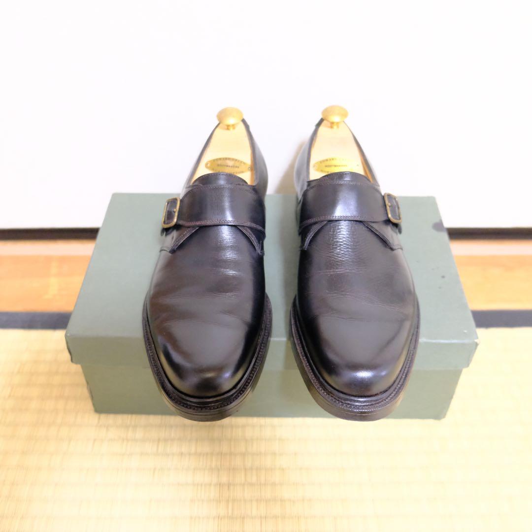 エドワードグリーン 旧ロゴ FALMOUTH モンクストラップ 4046.5D