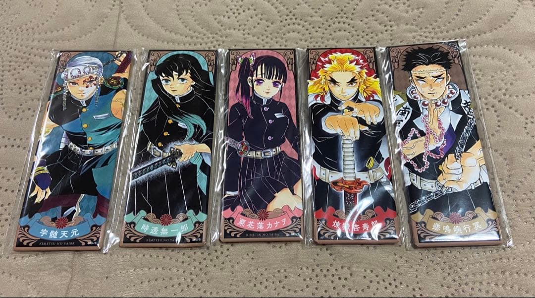 鬼滅の刃 絵札缶バッジ 5種セット☆原作☆ジャンプショップ 煉獄 無