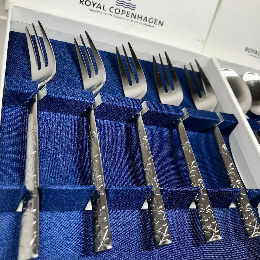ロイヤルコペンハーゲン シェラン フォーク セット 箱 - メルカリ