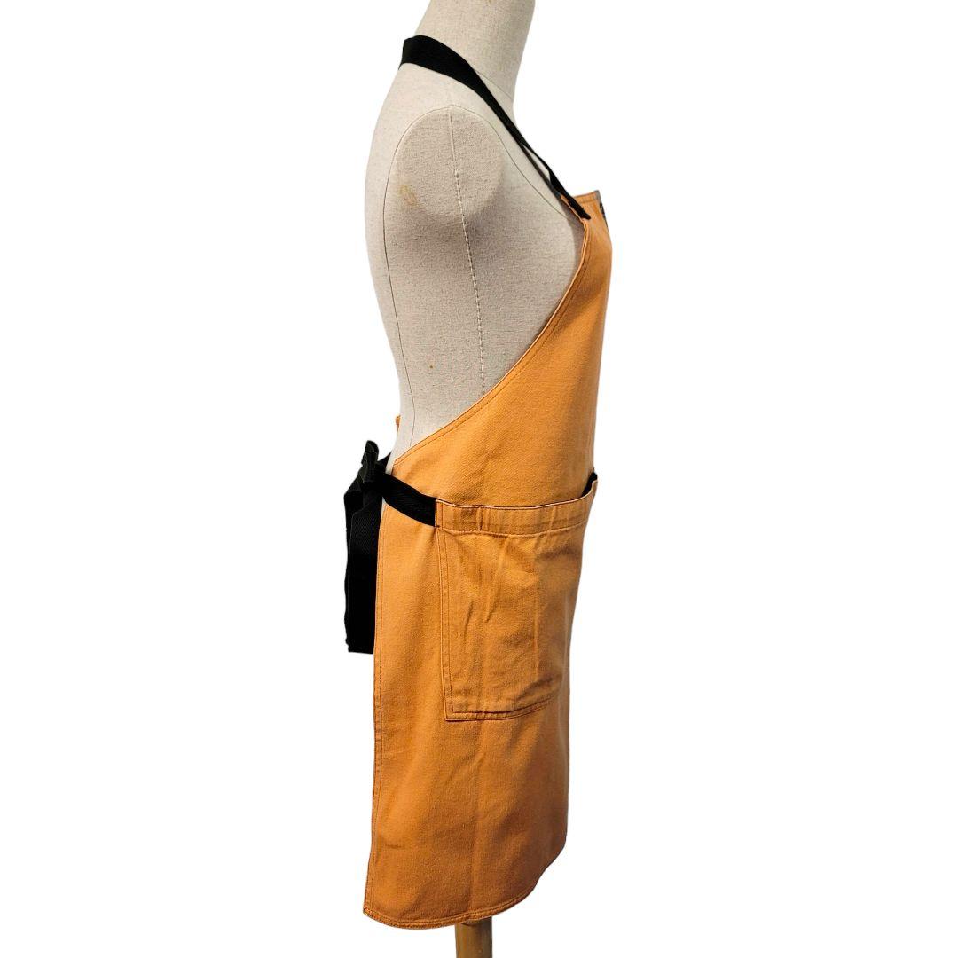 イッセイミヤケデザインスタジオ エプロン オレンジ ビッグポケット