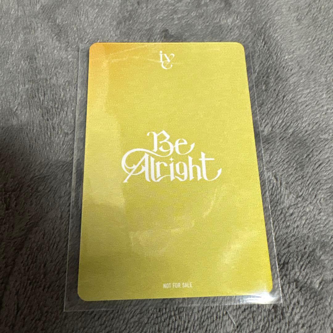 IVE Be Alright トレカ ウォニョン タワレコ 特典 - メルカリ