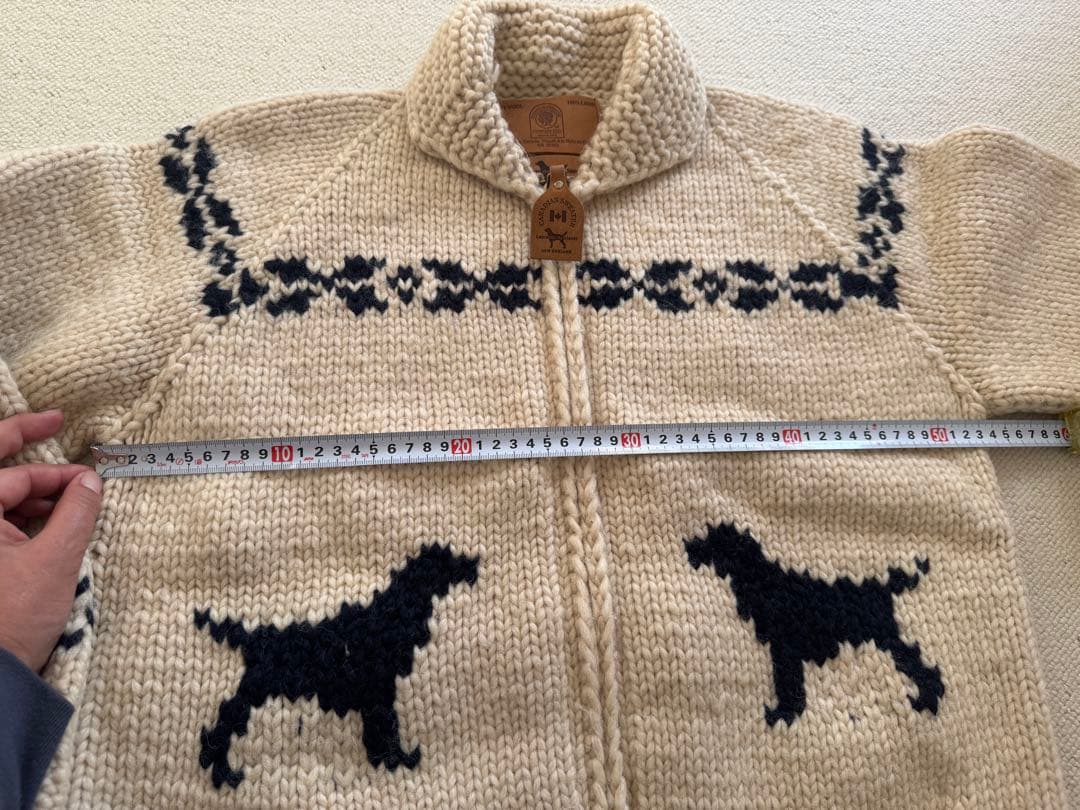 美品希少 レア カナディアンセーター ラブラドールレトリバー カウチン