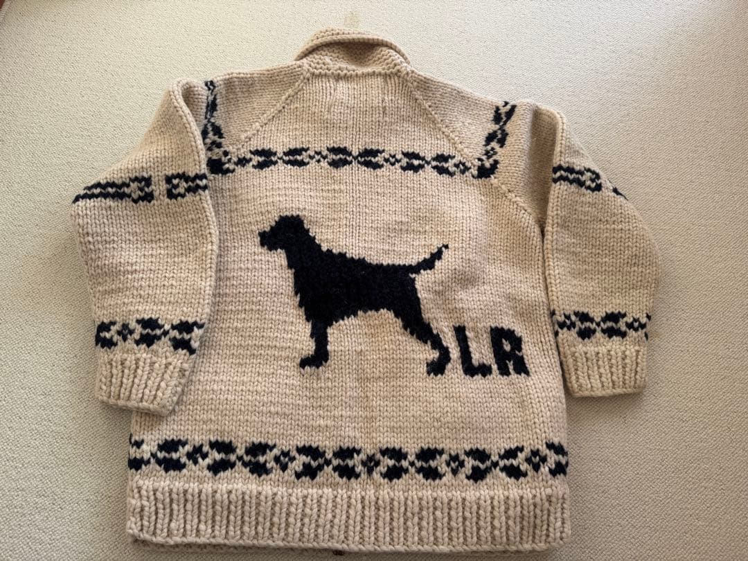 美品希少 レア カナディアンセーター ラブラドールレトリバー カウチン