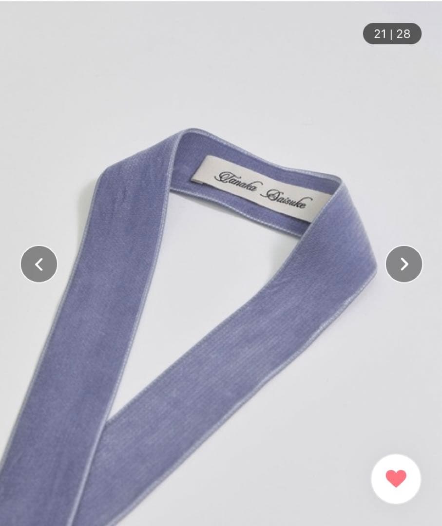 Mimi【tanakadaisuke】《STUDIOUS》ベルベットリボン