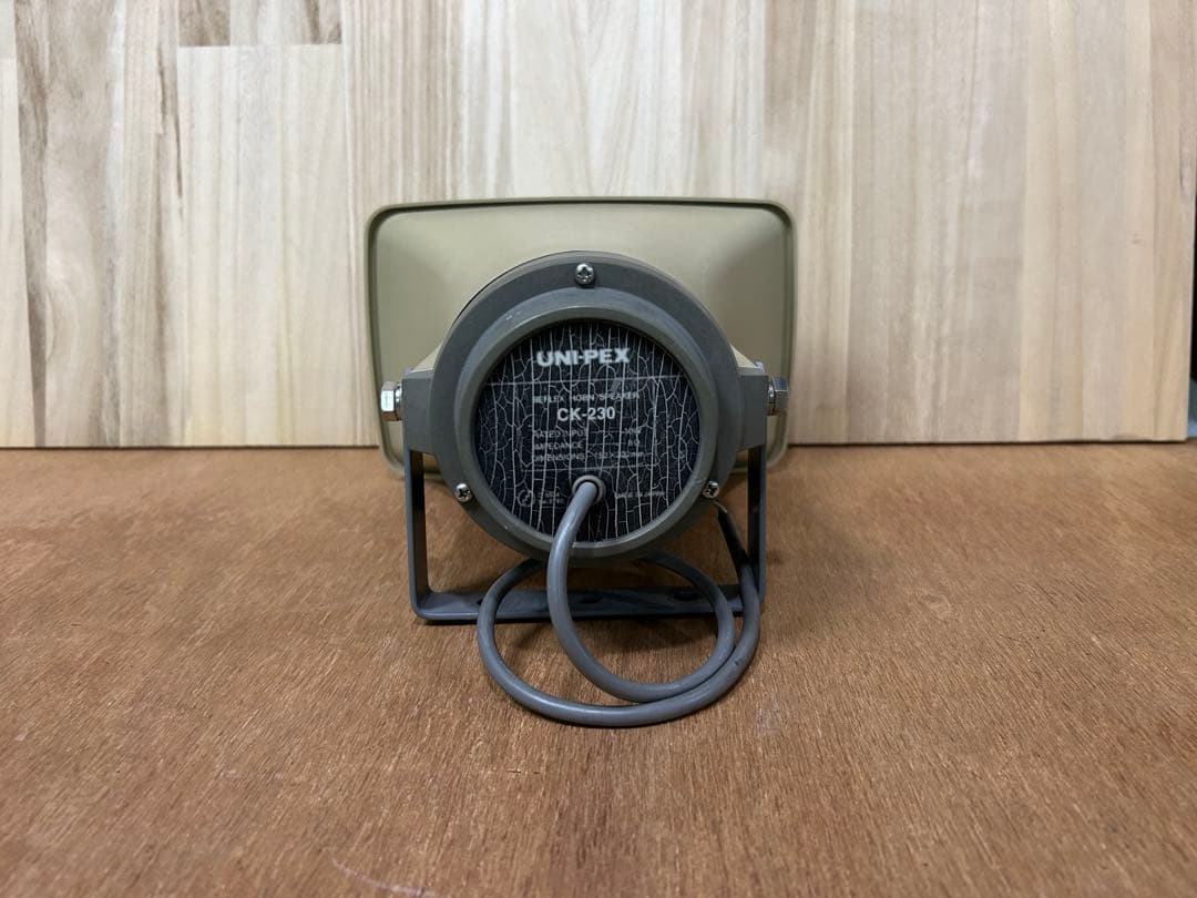 廃盤UNI-PEXユニペックス CK-230 拡声器 動作確認済音鳴ります 旧型