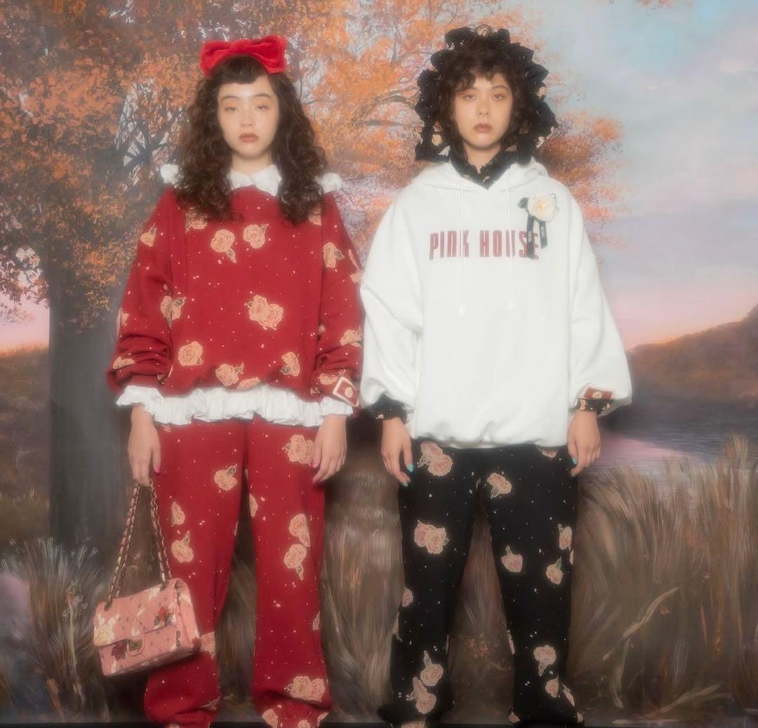 little sunny bite×PINK HOUSE コラボ スウェット トップス