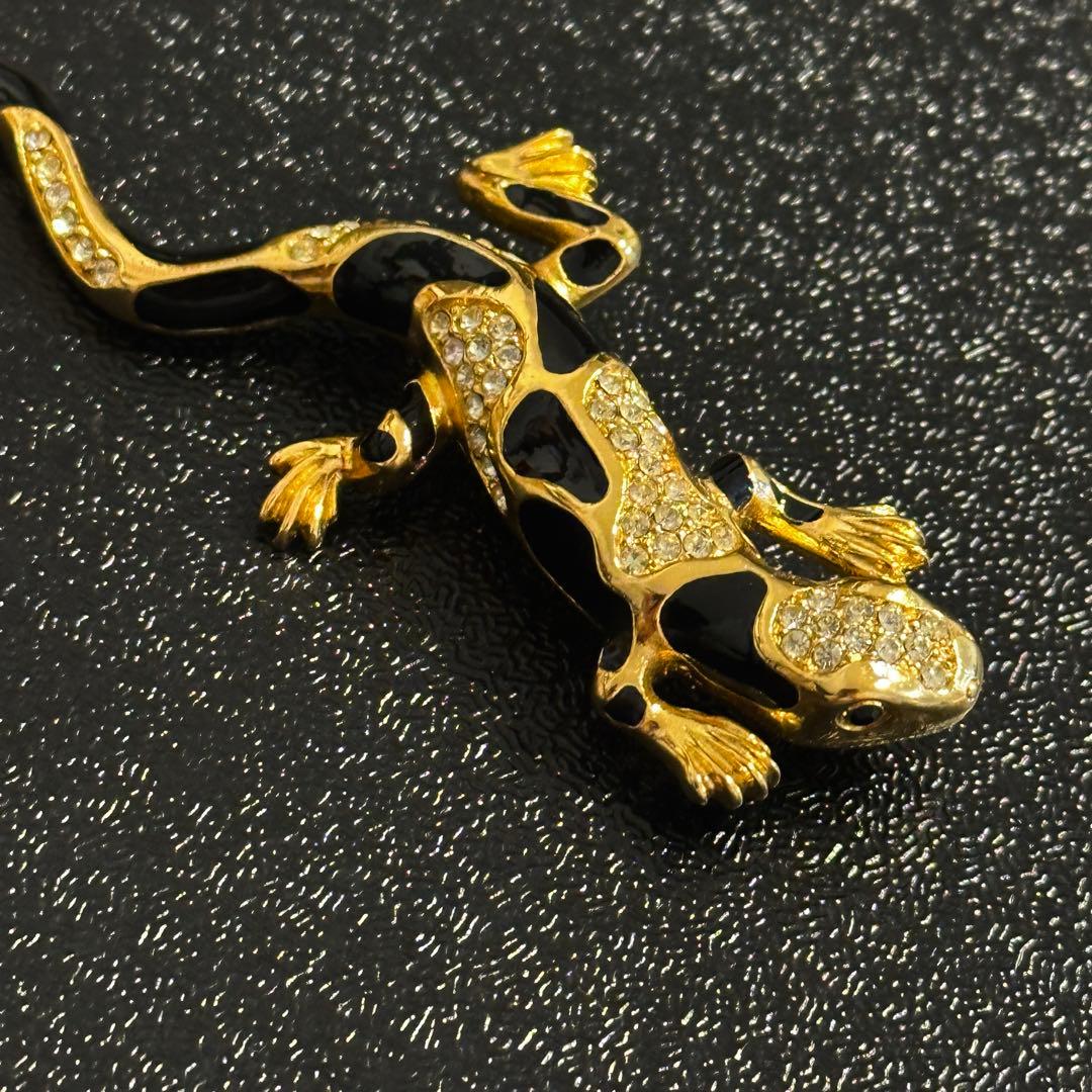 DIOR ヴィンテージ ブローチ トカゲ モチーフ アニマル レオパ - メルカリ