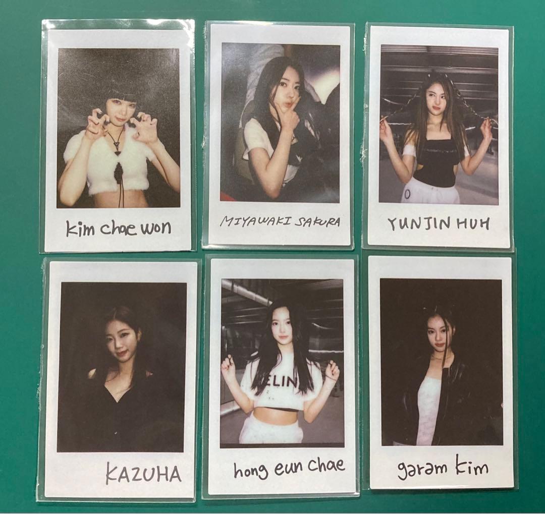 LE SSERAFIM ルセラフィム インスタントフォト チェキ 6枚 - メルカリ