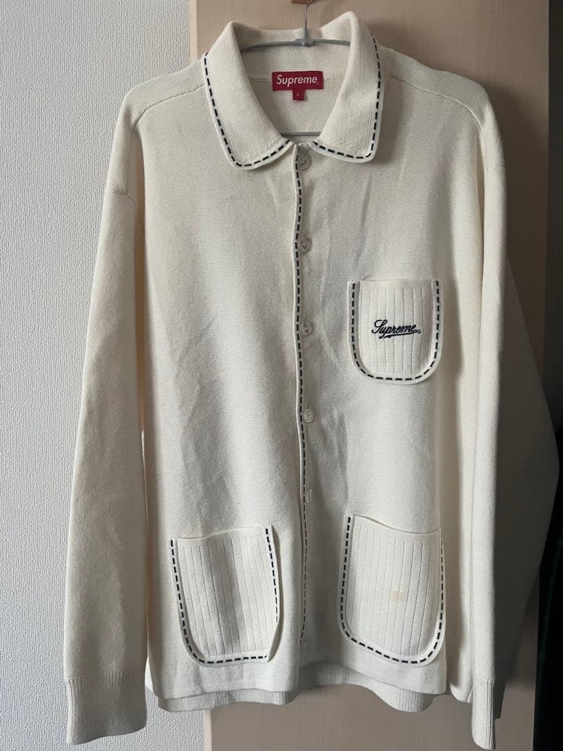 G*様 Supreme カーディガン Supreme】Crochet Zip Up Cardigan☆Black☆25SS☆ (Supreme