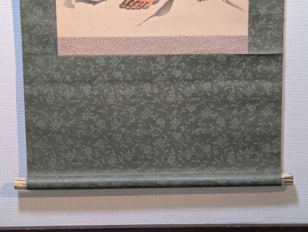 【真作】掛軸　津端道彦　達磨図　力強い墨彩表現　大正～昭和期　合箱入　T164