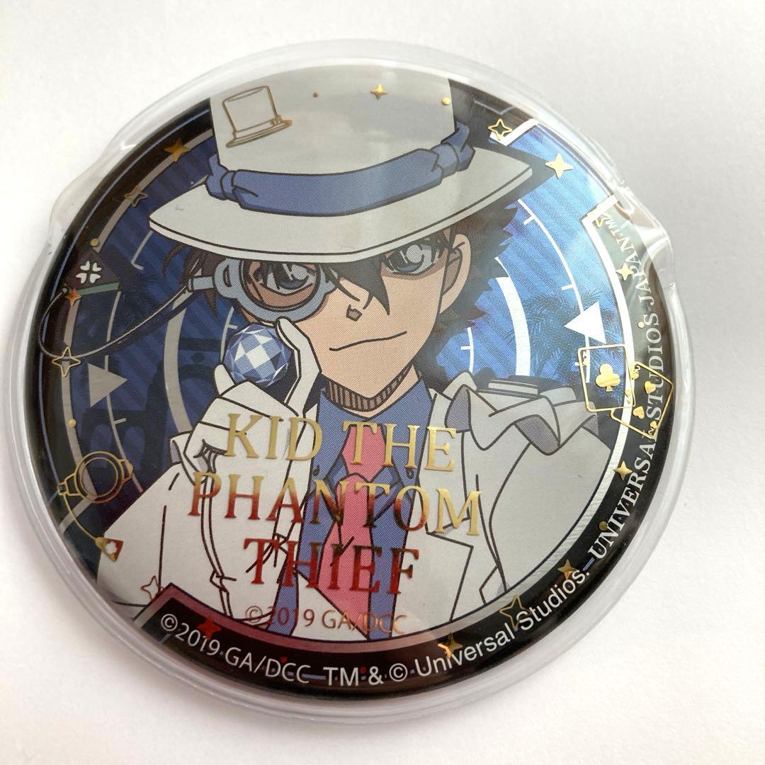 名探偵コナン 怪盗キッド 黒羽快斗 缶バッジ USJ 100万ドルの五稜星