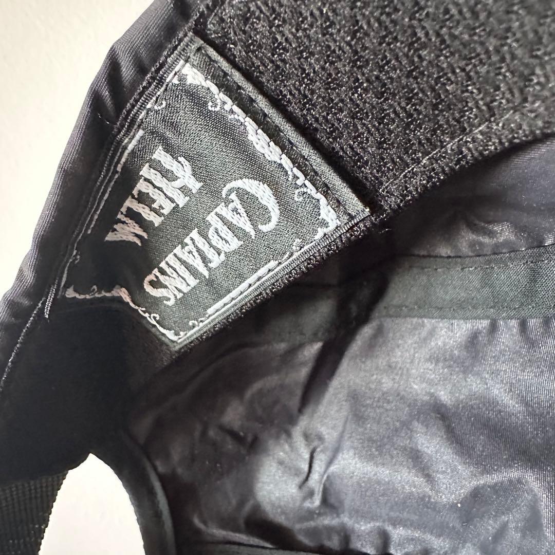 未使用 CAPTAINS HELM ×Abu Garcia ジェットキャップ 黒 - メルカリ