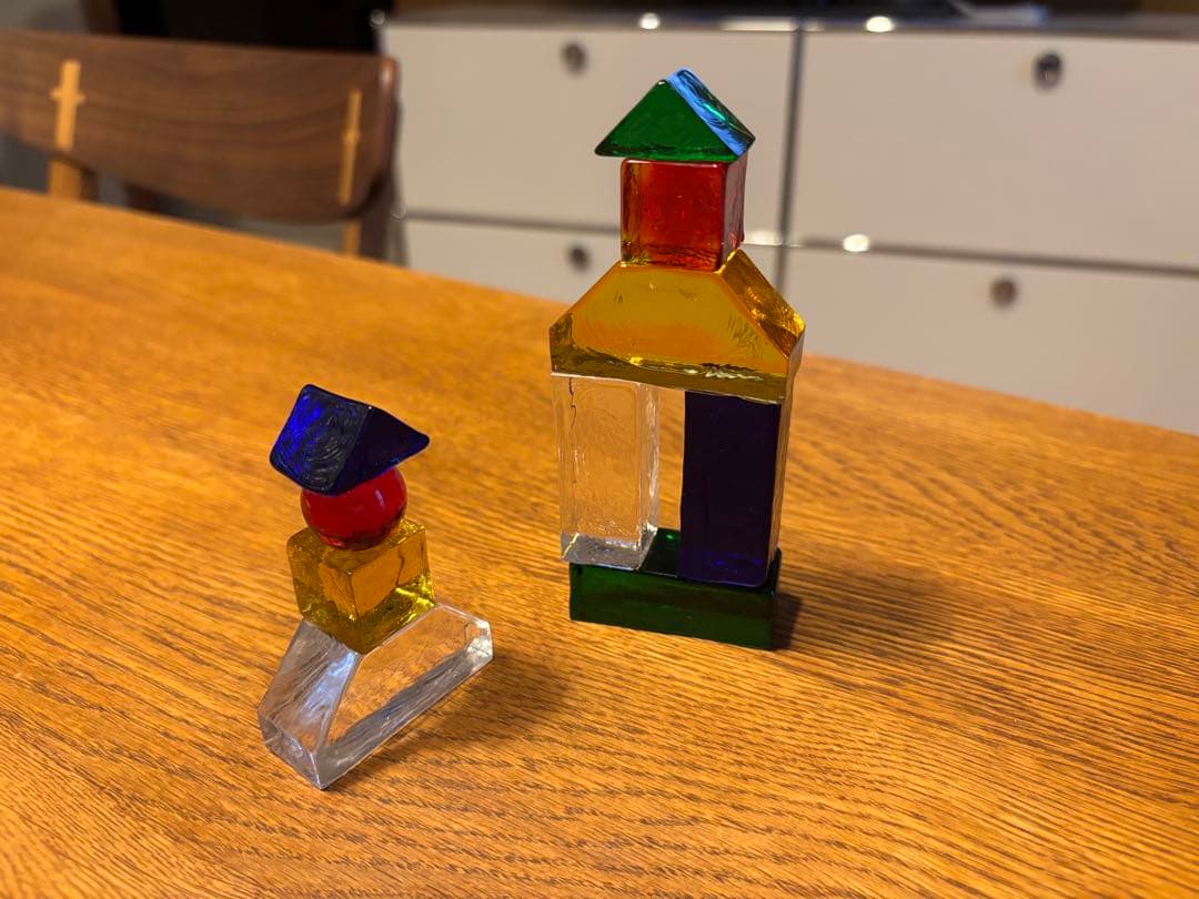 ブルーノ・タウト『ガラスの家の玩具』ガラスの積木 - メルカリ
