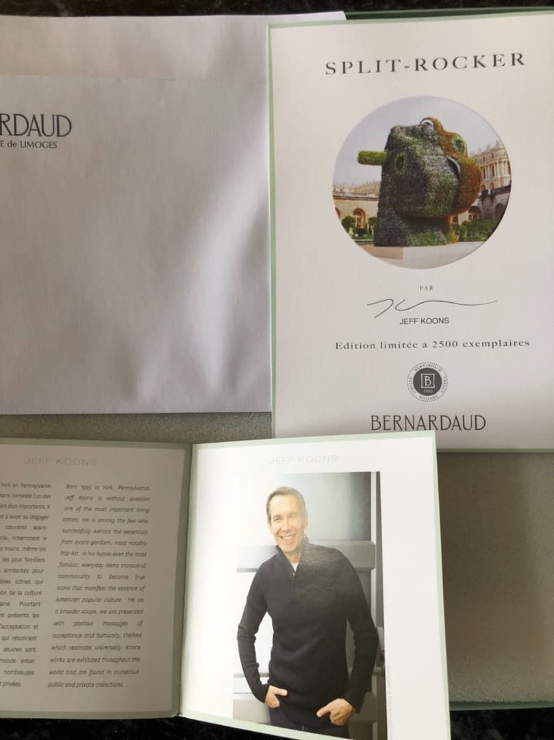 ジェフ・クーンズ(Jeff Koons)《スプリット・ロッカー プレート》