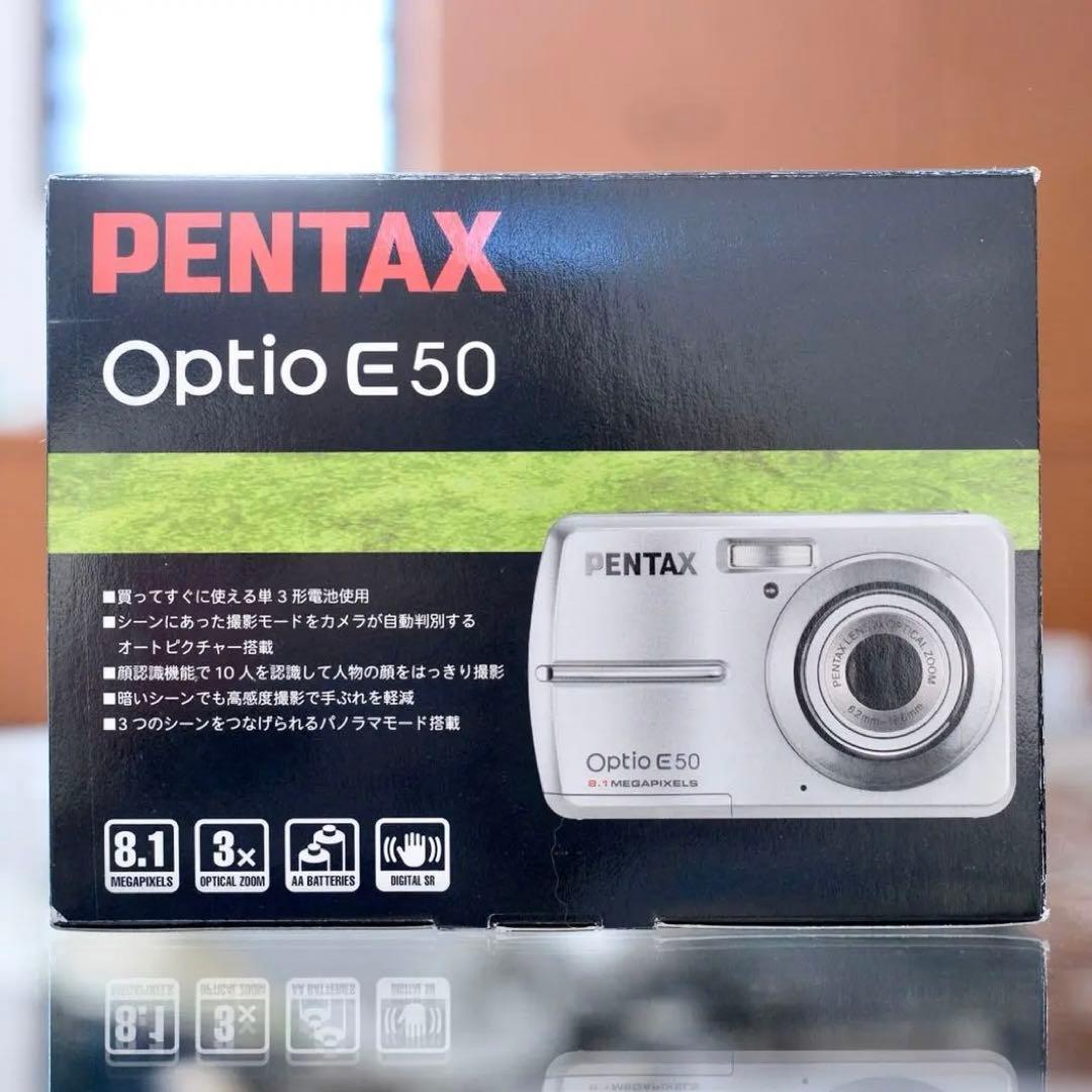 新品未使用 名機 CCD 平成レトロ コンデジ PENTAX Optio E50 20080124112343_59_.jpg