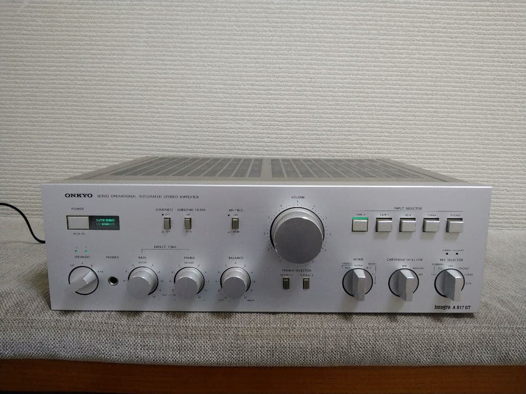 オンキヨー　プリメインアンプ　ONKYO　Integra A-817GT Specifications of ONKYO Integra A-817GT Onkyo / Onkyo