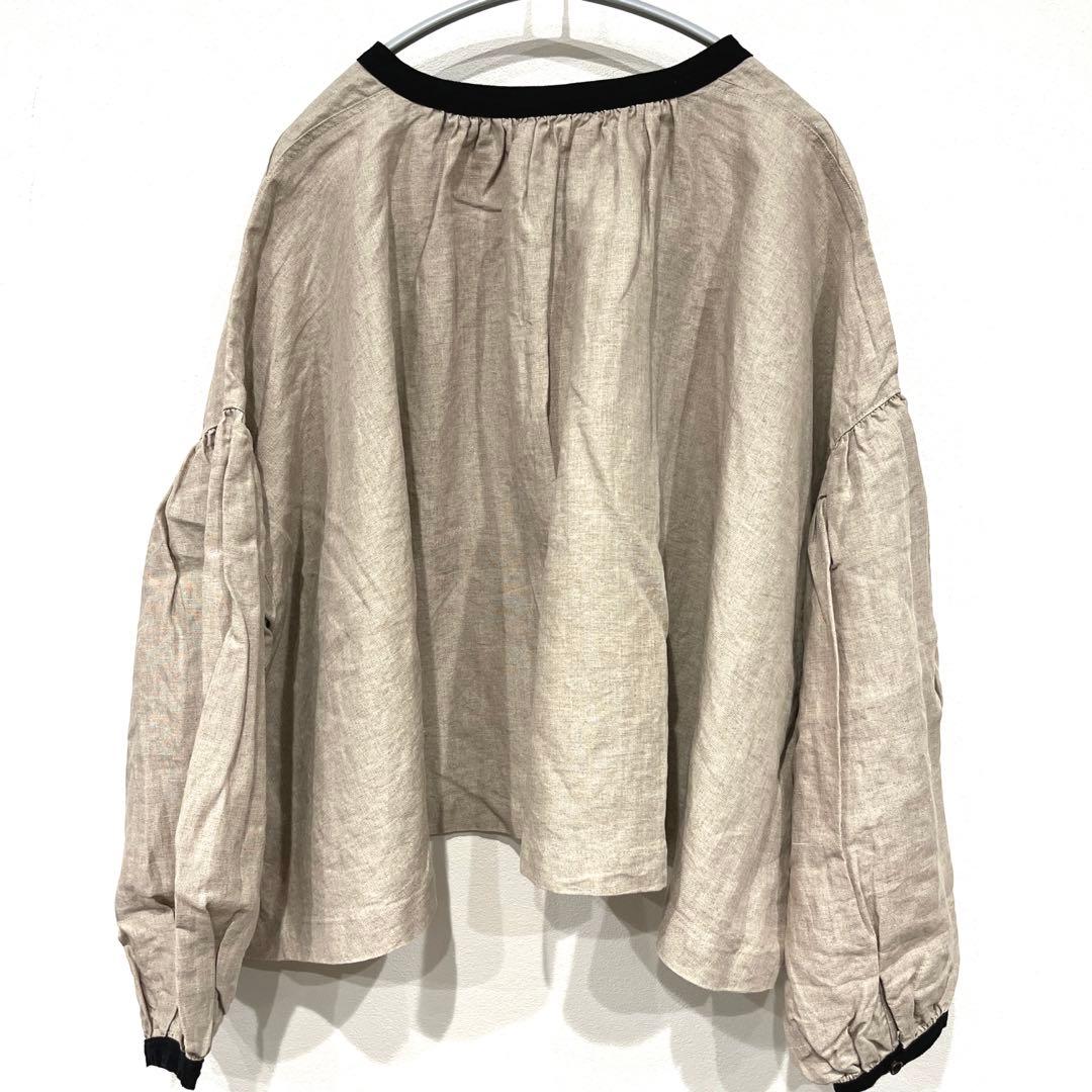 nest Robe ネストローブ リネンショートスモックブラウス