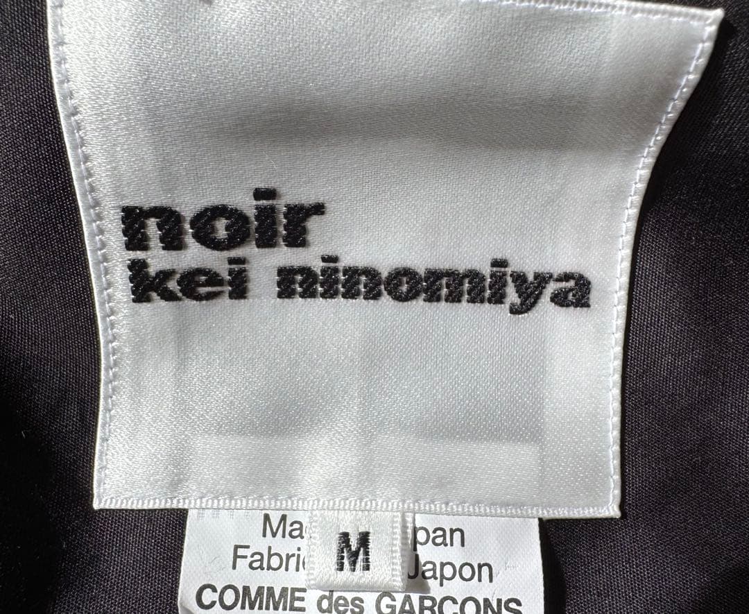 noir kei ninomiya フリル チャイナ ブラウス ブラック M - メルカリ