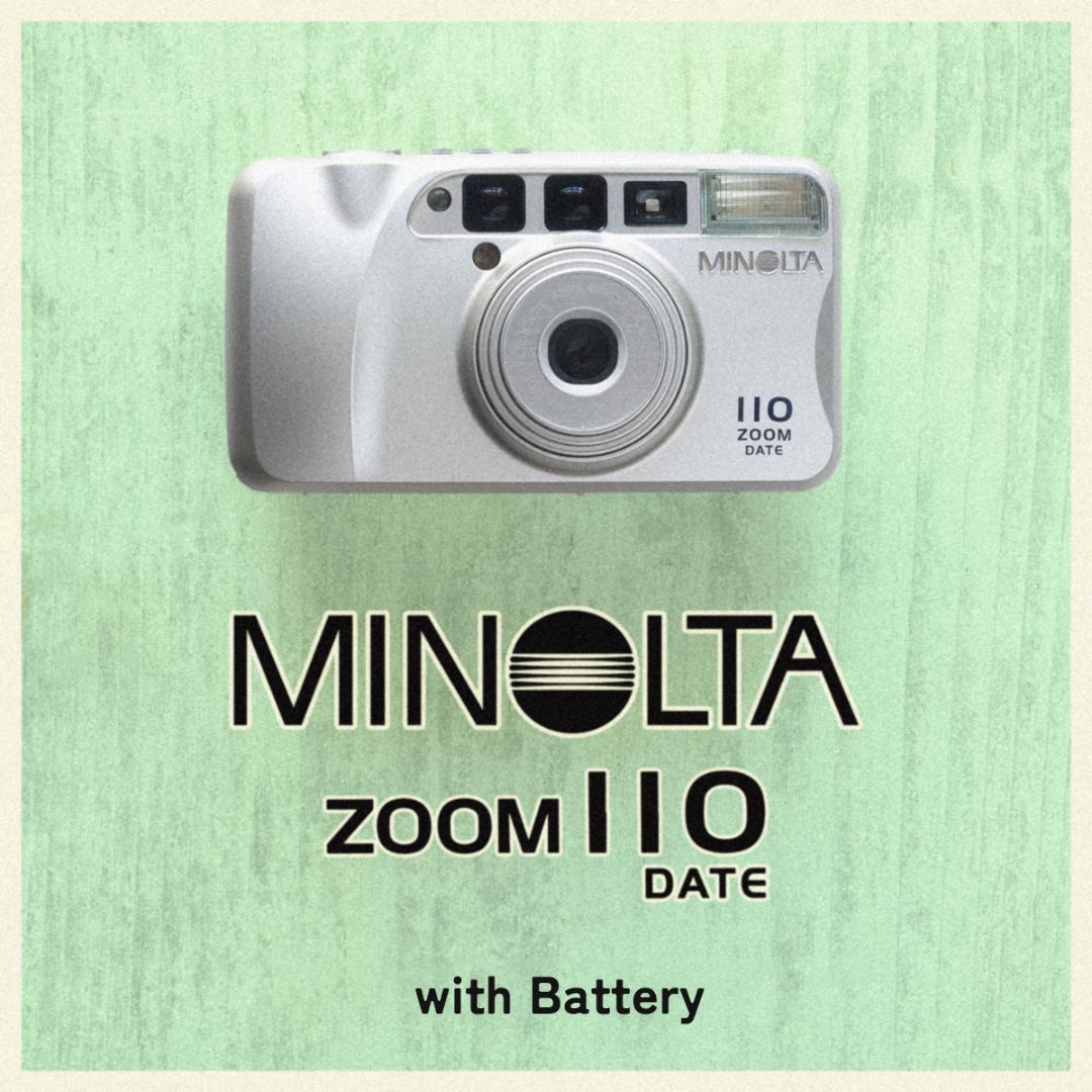 【動作確認済/完動品】Minolta Zoom 110 Date Minolta 110 Zoom Date – Retro Camera Shop
