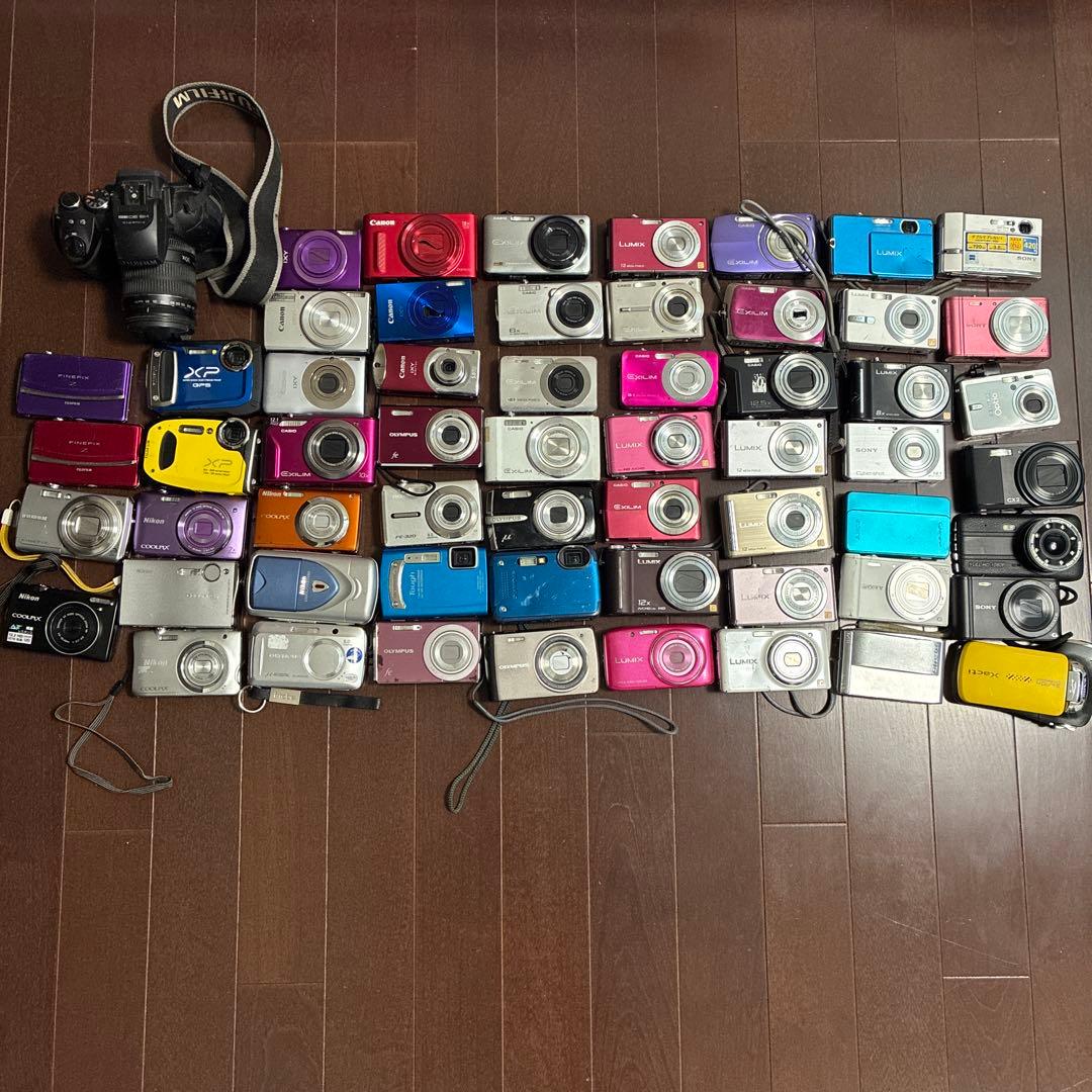 デジカメ59台ジャンクセット デジタルカメラ 6台 ジャンク デジタルカメラ 6台ジャンク デジタル
