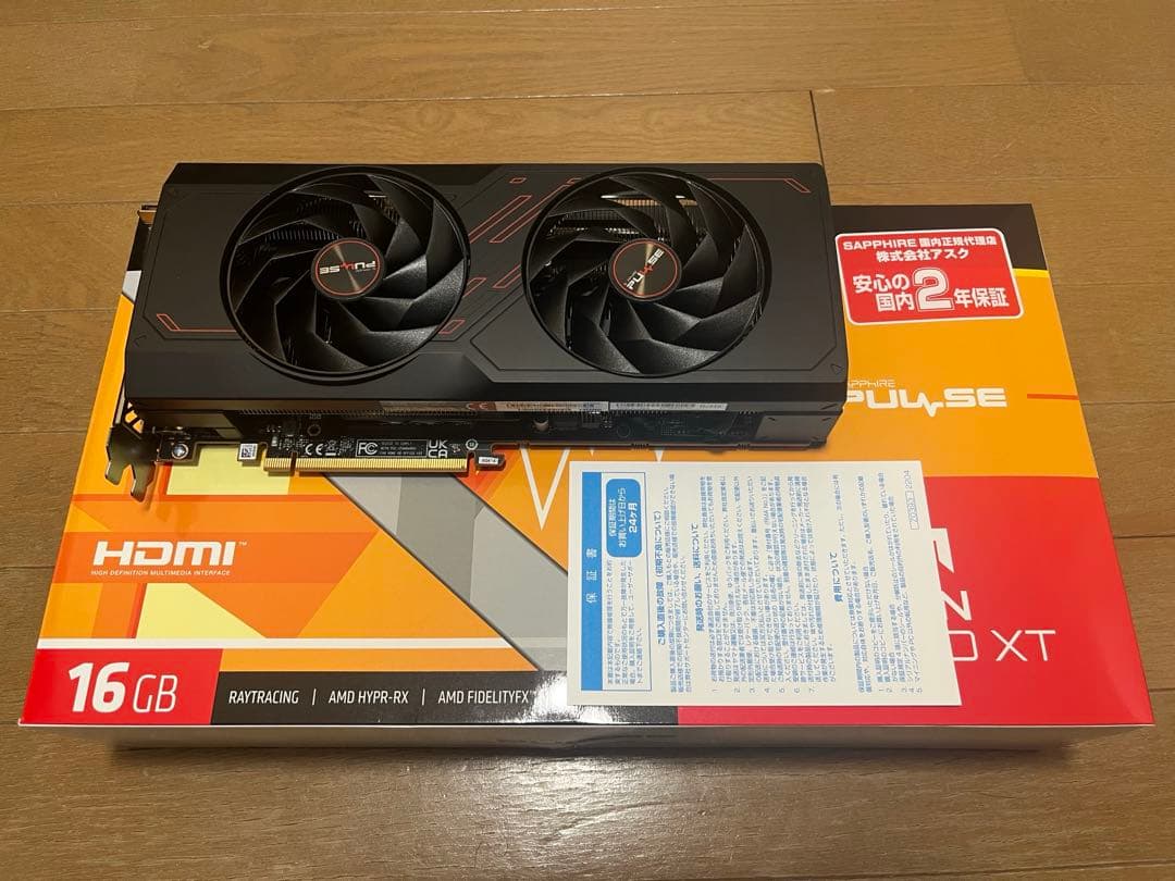 グラフィックボード・グラボ・ビデオカード SAPPHIRE PULSE Radeon RX 7800 XT GAMING Amazon | SAPPHIRE PULSE Radeon RX 7800 XT GAMING 16GB GDDR6 2