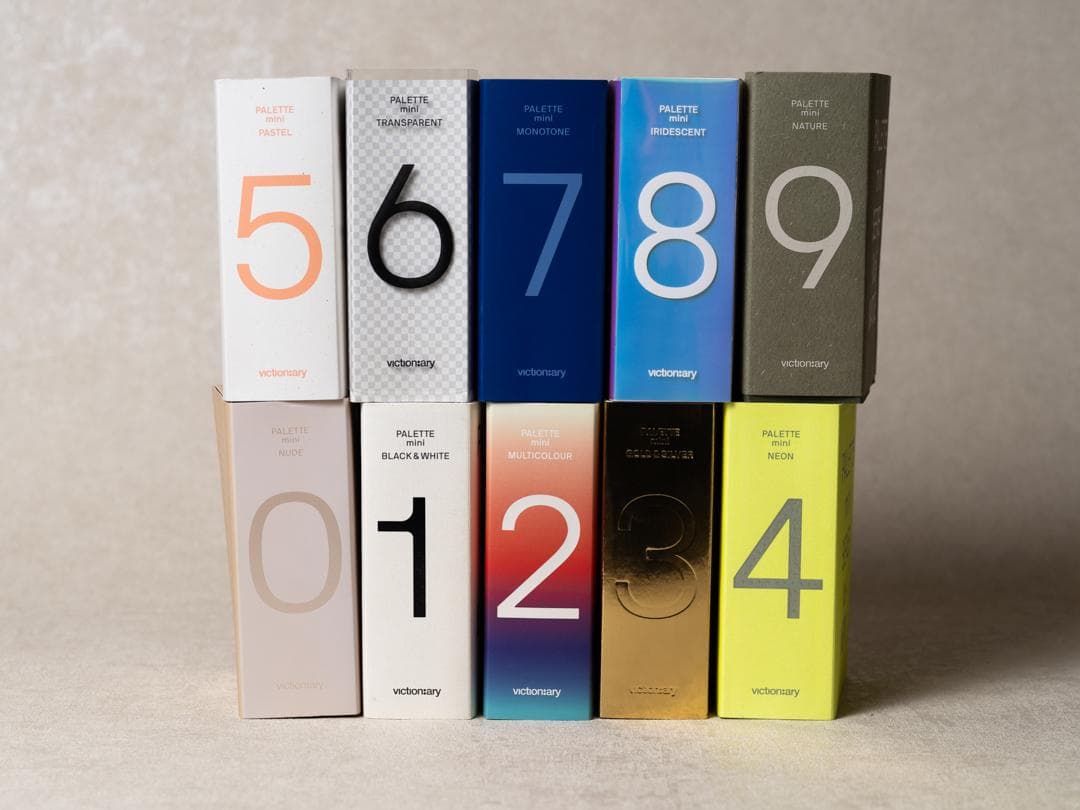 Victionary Palette Mini Series 全巻揃い PALETTE mini SERIES No.1 Black & White | タバネルブックス