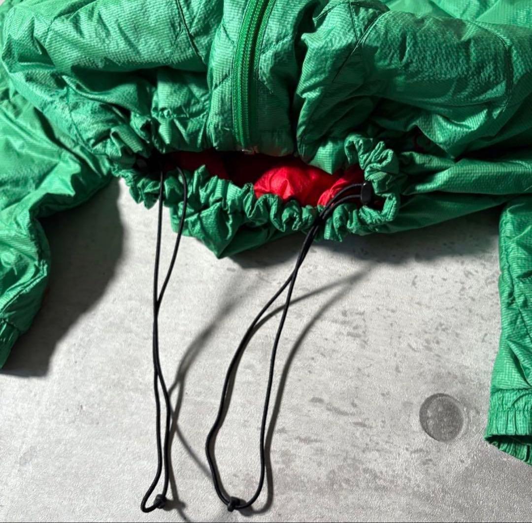 Columbia ダイヤキルト ダウンジャケット 短丈 ドローコード y2k 緑