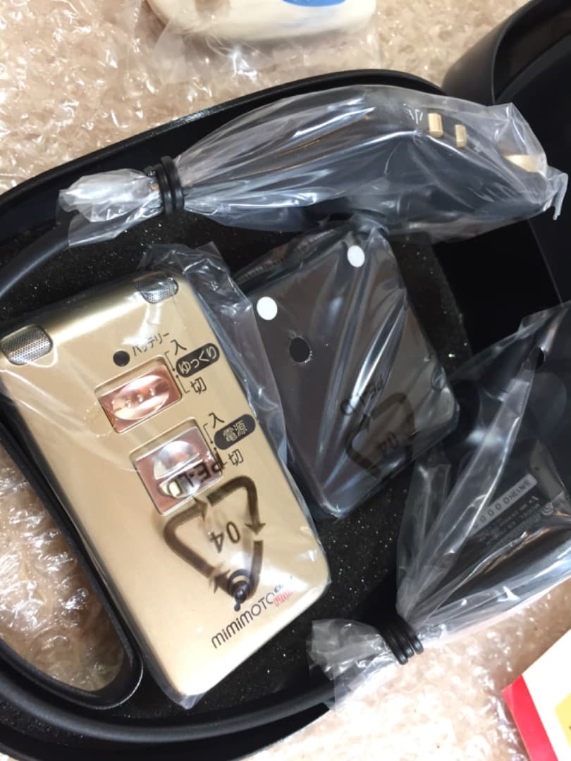 ○本体未開封 みみもとホン クリア ES-700GU 耳に入れない集音器・助聴器