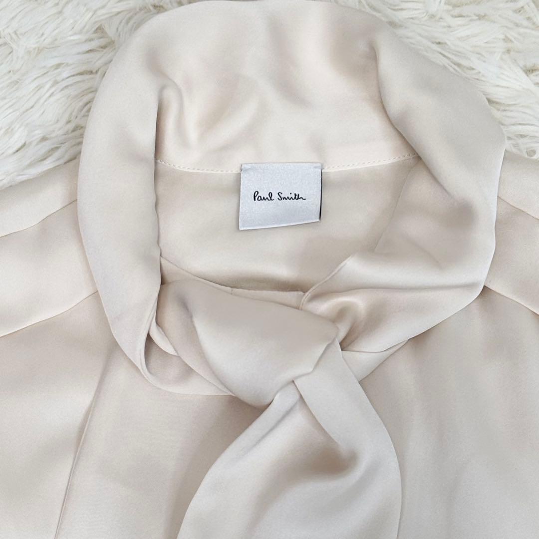 美品】ポールスミス ボウタイブラウス サテン