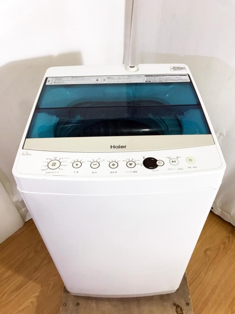 ☆美品 中古☆Haier 6㎏ 洗濯機【JW-C60A】G0PT - 洗濯機本物