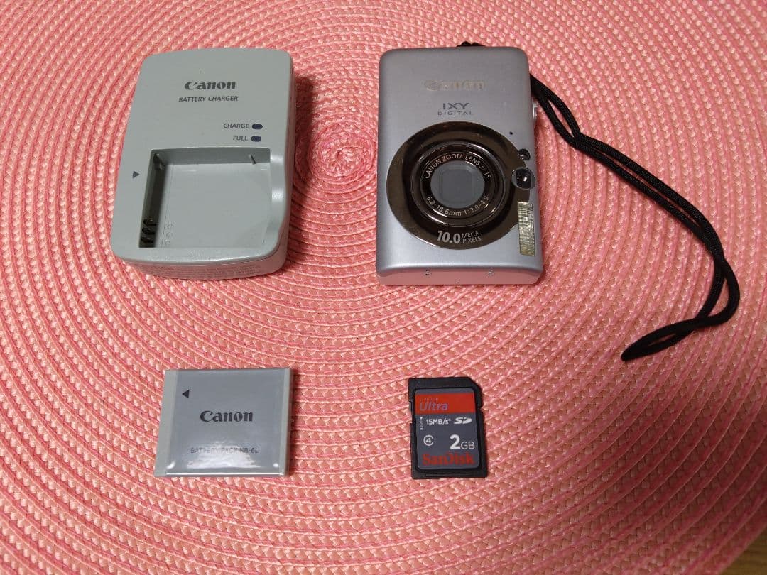 Canon IXY Digital 110 IS コンパクトデジタルカメラセット Canon IXY DIGITAL 110 IS compact digital camera orange English